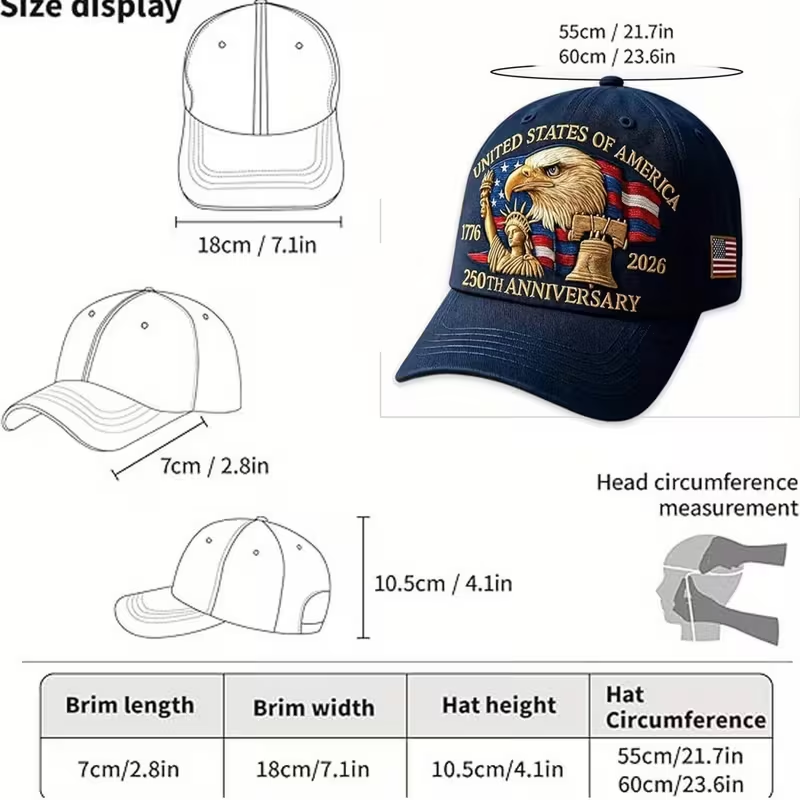 The US 250th Anniversary Cap Series