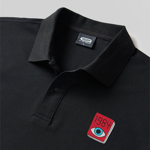 1984 Eye Geek Embroidered Polo Shirt
