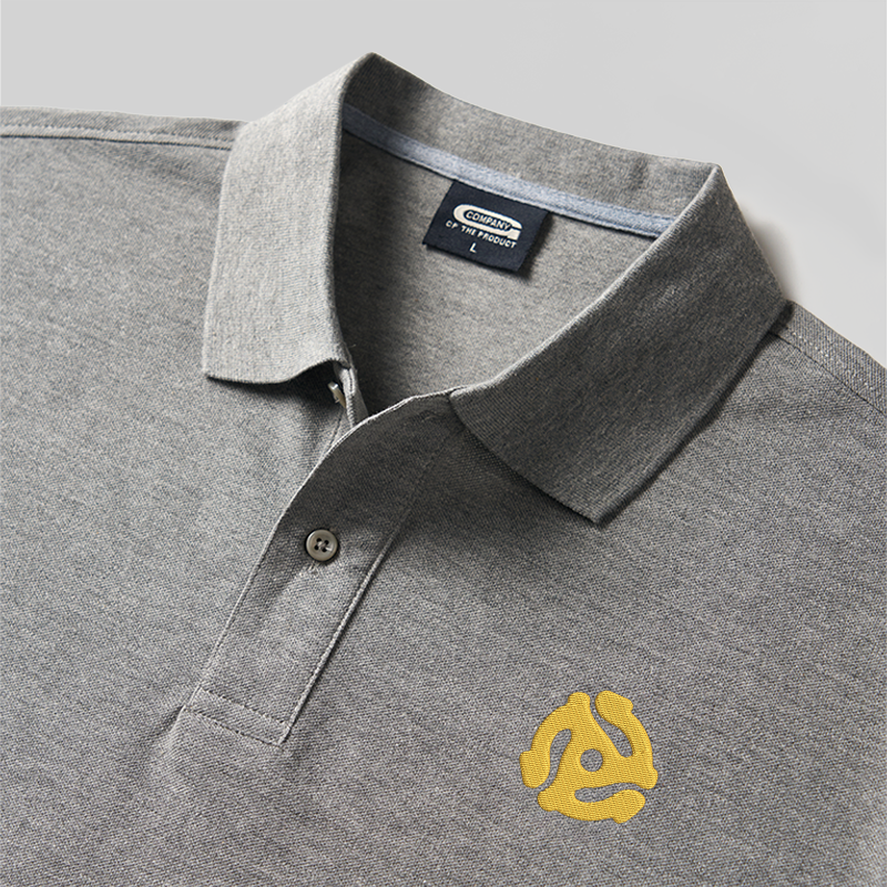 Vinyl Adapte Geek Embroidered Polo Shirt