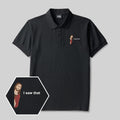 I Saw That Geek Embroidered Polo Shirt