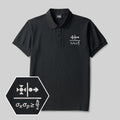 Uncertainty Principle Geek Embroidered Polo Shirt