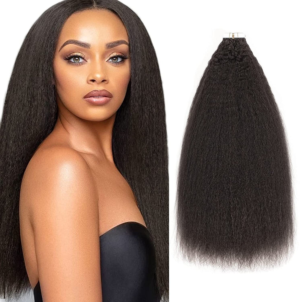 Goopatch Seamless Injected Hand-Tied Invisible Tape In Hair Extension -- 100% VIRGIN HUMAN HAIR(10-piece)