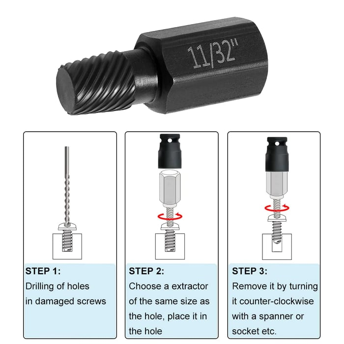 🔥 Broken Screw Remover Tool Spring Sale up to 66%off 🔥