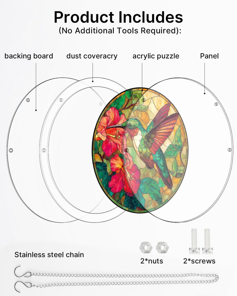 ✨ Acrylic Jigsaw Puzzle Suncatcher | Spring sale up to 70%off 🔥