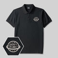 Don't Panic Geek Embroidered Polo Shirt