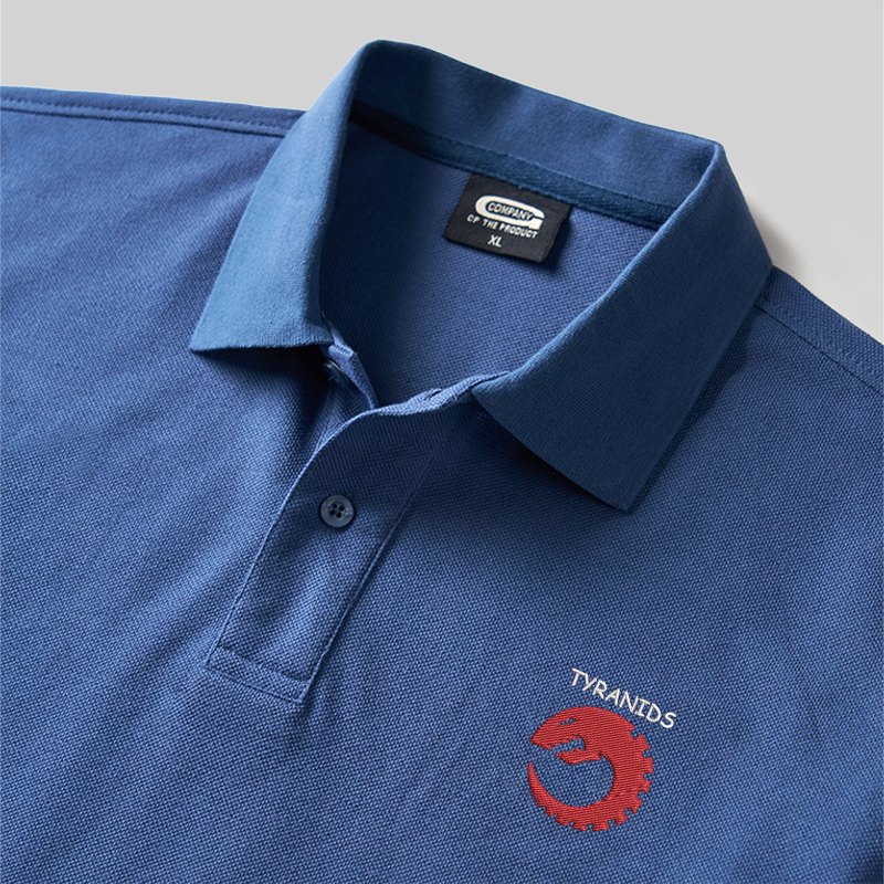 The Tyranids Geek Embroidered Polo Shirt