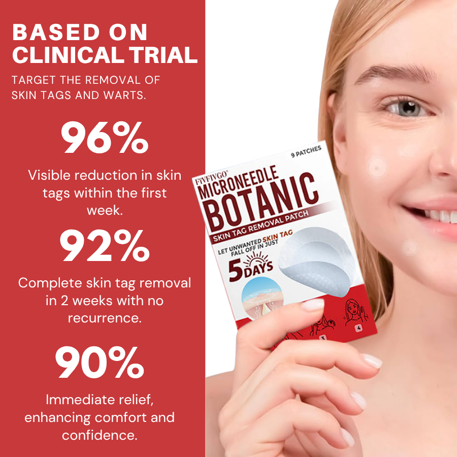 🎁 2-in-1 Bye-Bye Pimples Patch|Raised Moles,Acne Flat Warts & Skin Tags Remover