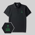 Excel Model Geek Embroidered Polo Shirt