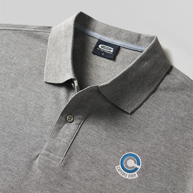 EcoTech Geek Embroidered Polo Shirt
